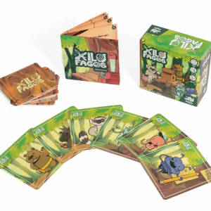 Componentes del juego de mesa Xilofagos